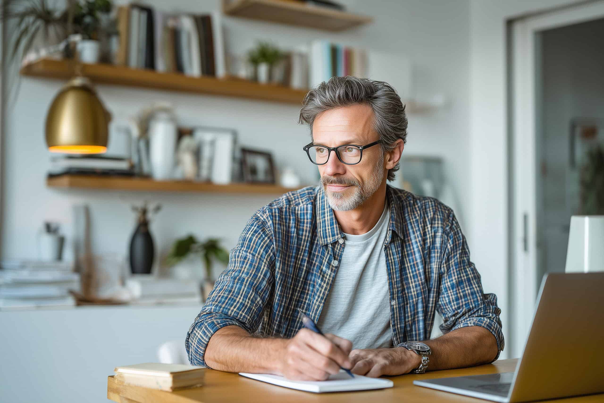 35 50 year old man at a tidy desk doing a video consult with 63990b00 f576 4be0 9d8b ce0647aa19e5 0 scaled