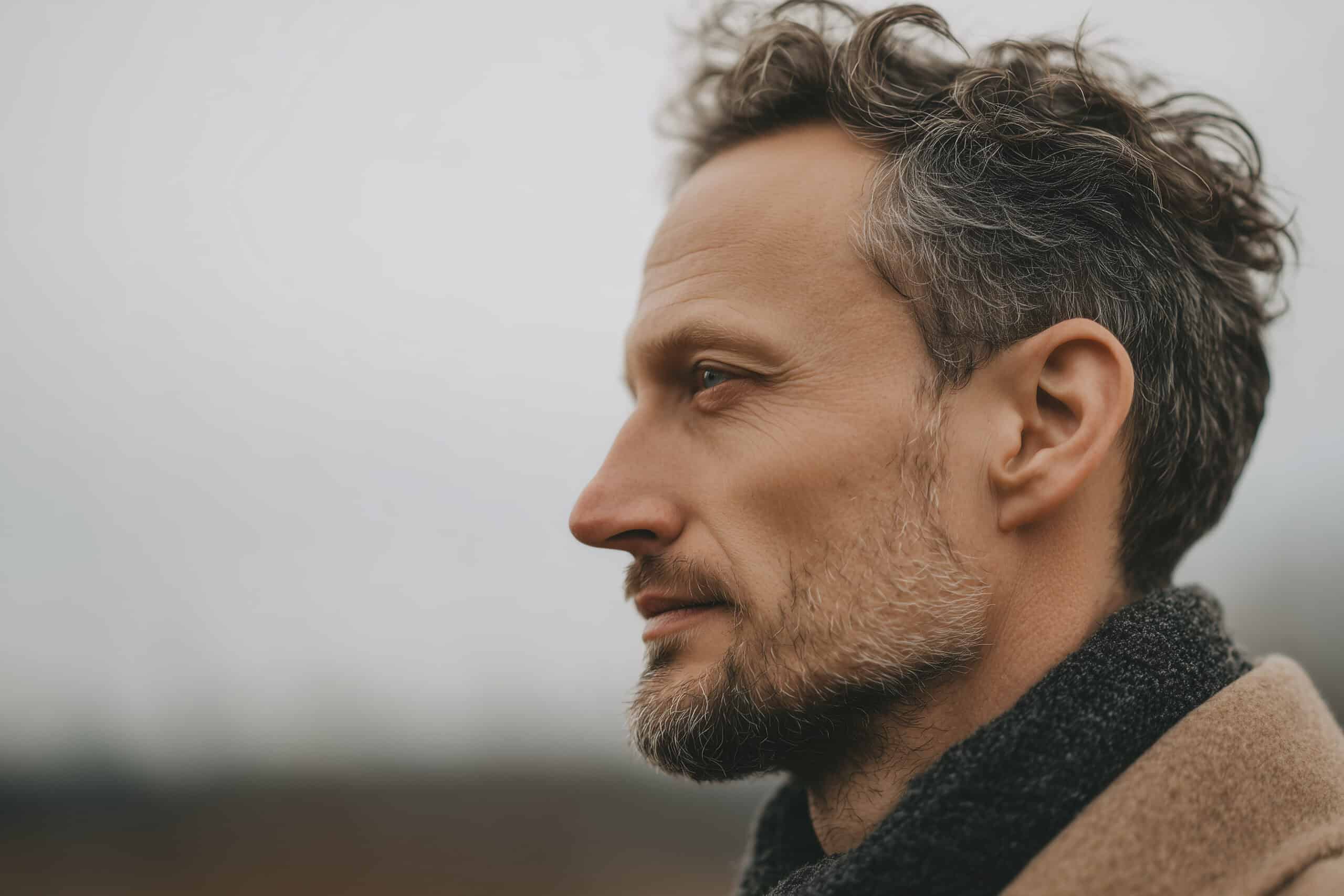 clean side profile of Caucasian 40s man outdoors soft diffuse 16c3a1cd dfdb 40e6 b64b dd7f9bab977f 0 scaled