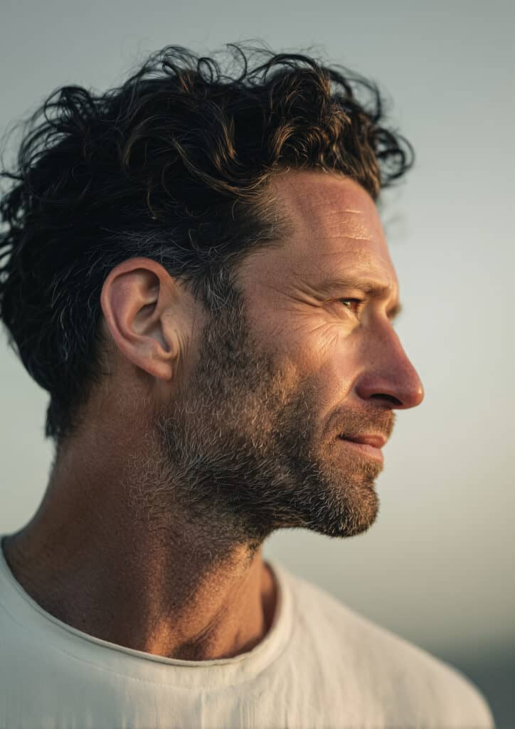 Man with restored confidence from Trimix prescription