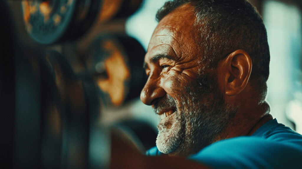 Cinematic documentary photography a happy middle ag 98939be4 eaa0 493a a6fb e7615ed31344