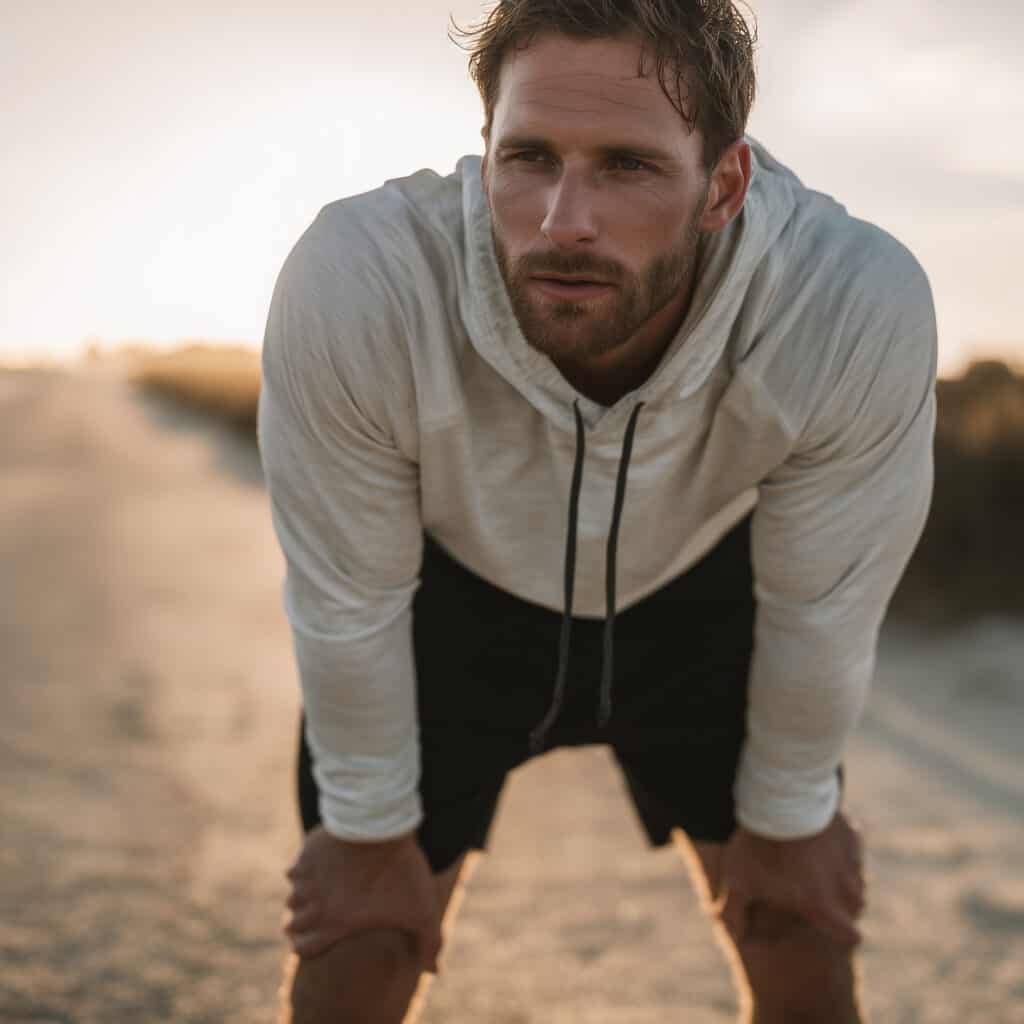 man in casual athletic wear at starting stance soft diffused f47a4e25 18eb 4674 8616 f887c595adeb 0