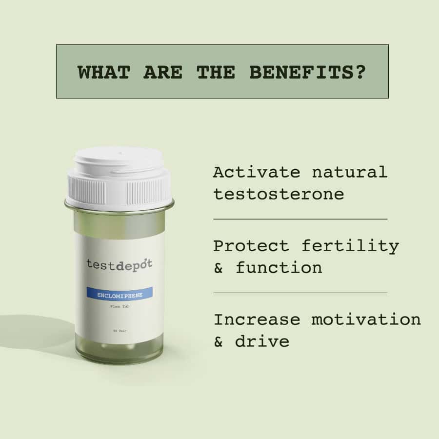 Enclomiphene benefits including fertility preservation and natural testosterone