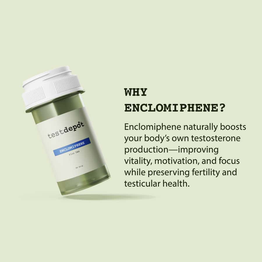 How enclomiphene online treatment works at TestDepot