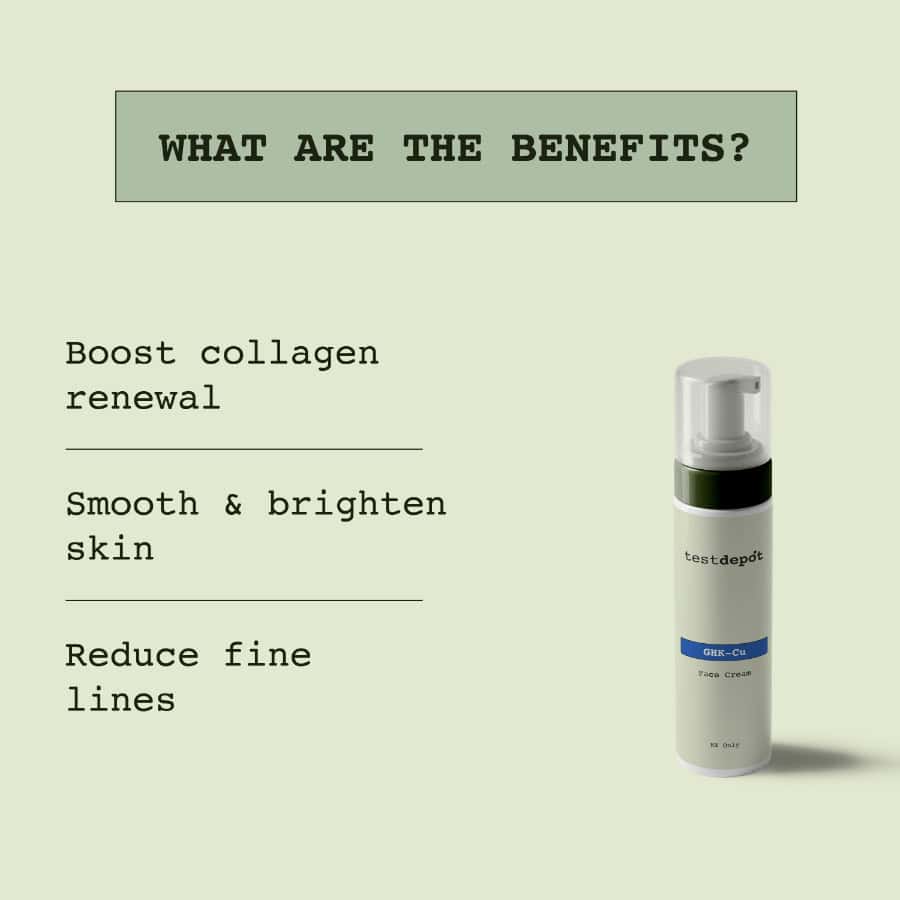 GHK-Cu skin cream benefits for fine lines and firmness
