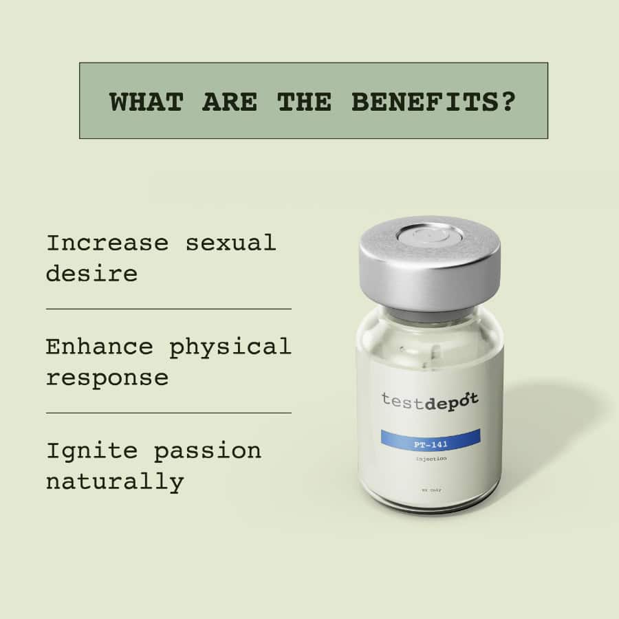 PT-141 peptide benefits for brain-based sexual desire