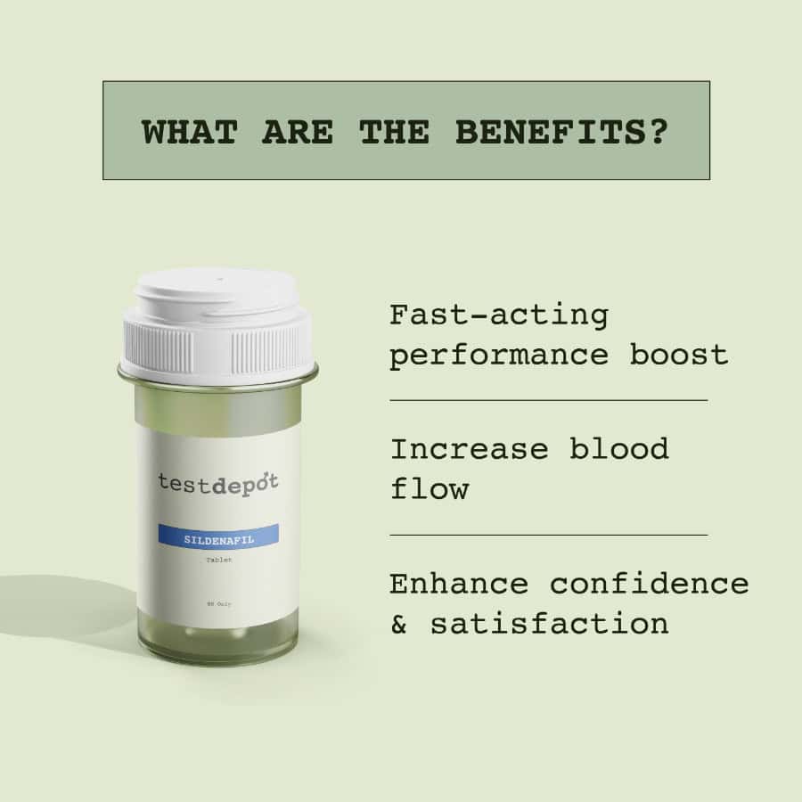 Sildenafil benefits for on-demand performance support