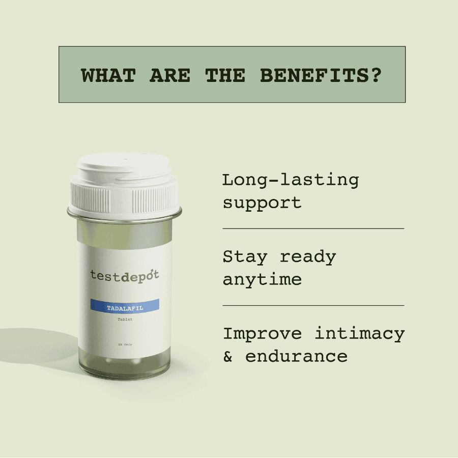 Tadalafil benefits including extended duration and daily dosing