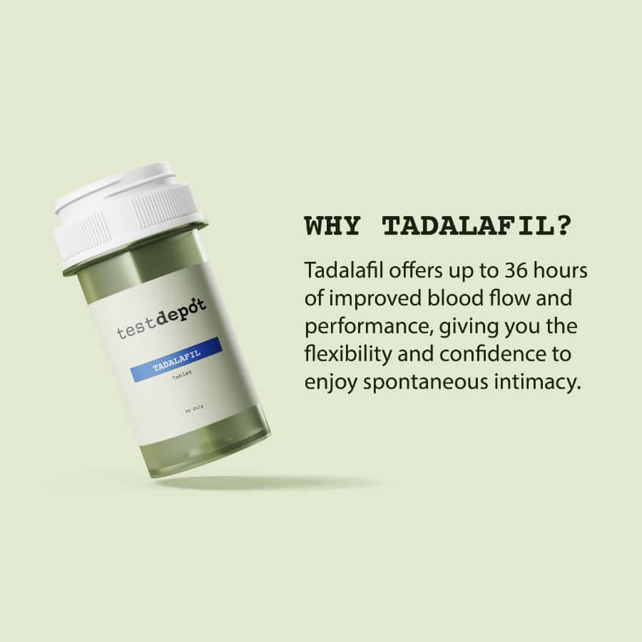 How tadalafil online prescriptions work at TestDepot