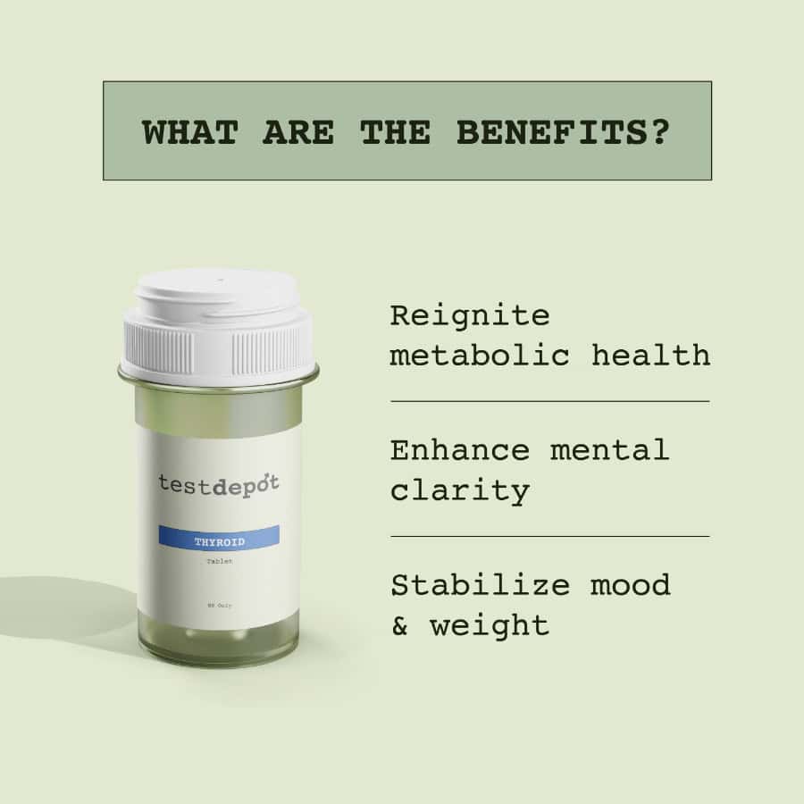 Thyroid treatment benefits for energy and metabolism