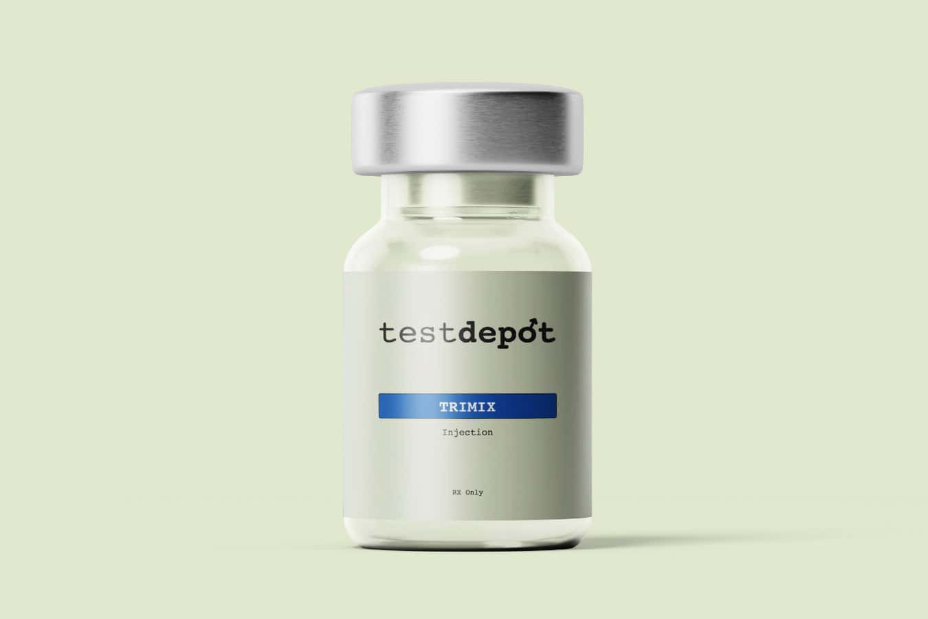 Trimix injection vial for erectile dysfunction from TestDepot