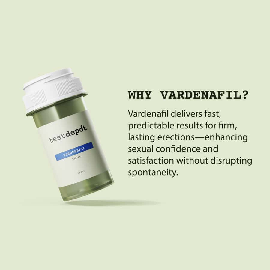 How vardenafil online prescriptions work at TestDepot